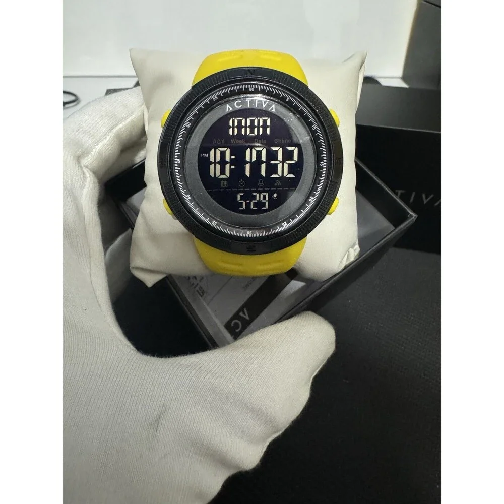 Activa X Invicta DIGITAL ESSENTIALS Digital Men's Watch - 50mm. Yellow